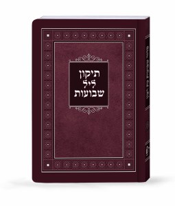 Picture of Tikkun Leil Shavuos Hebrew Small Size Laminated Cover [Paperback]